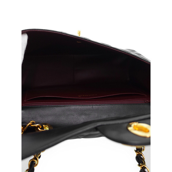 Chanel Deca Matelasse Chain Shoulder Bag Black - Picture 3 of 9